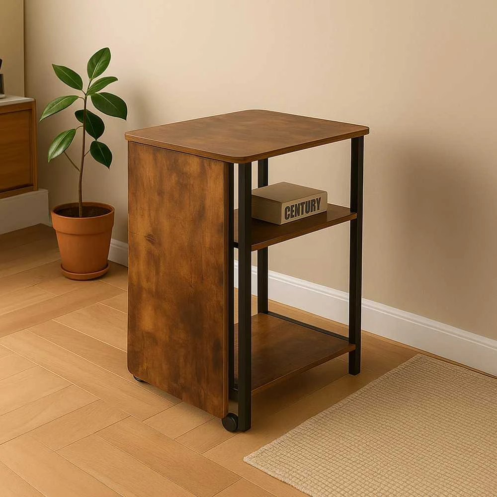 Sulankstomas stalas su spintele 73 cm Spacetronik FUNKY
