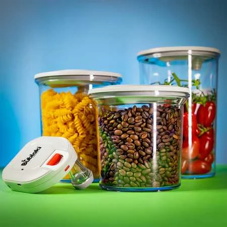 Bublaki Vakuuminis maisto indas 2000 ml, aukštis 20 cm