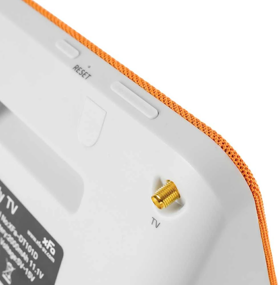 Candy Tv Mini nešiojamas televizorius 7" DVB-T2 H.265 Oranžinis