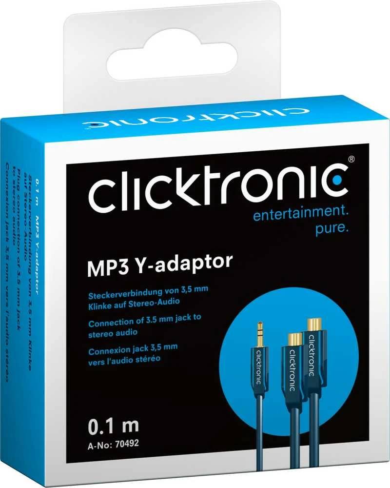 CLICKTRONIC Adapteris 3,5 mm lizdo kištukas - 2xRCA