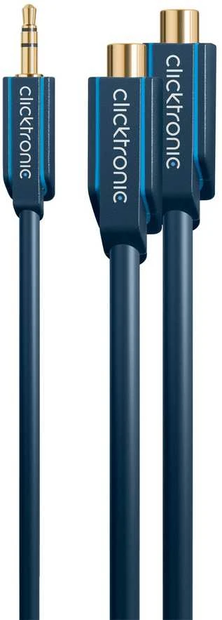 CLICKTRONIC Adapteris 3,5 mm lizdo kištukas - 2xRCA