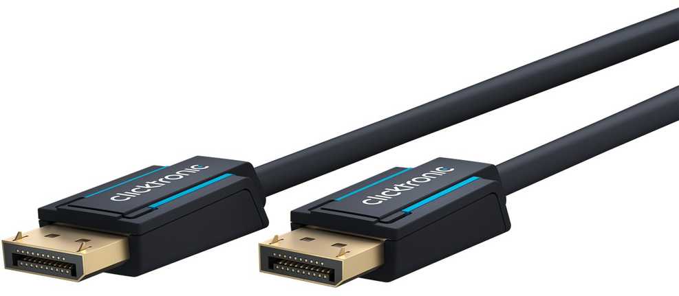 Clicktronic 70710 DisplayPort laidas, Mėlyna, 1 m