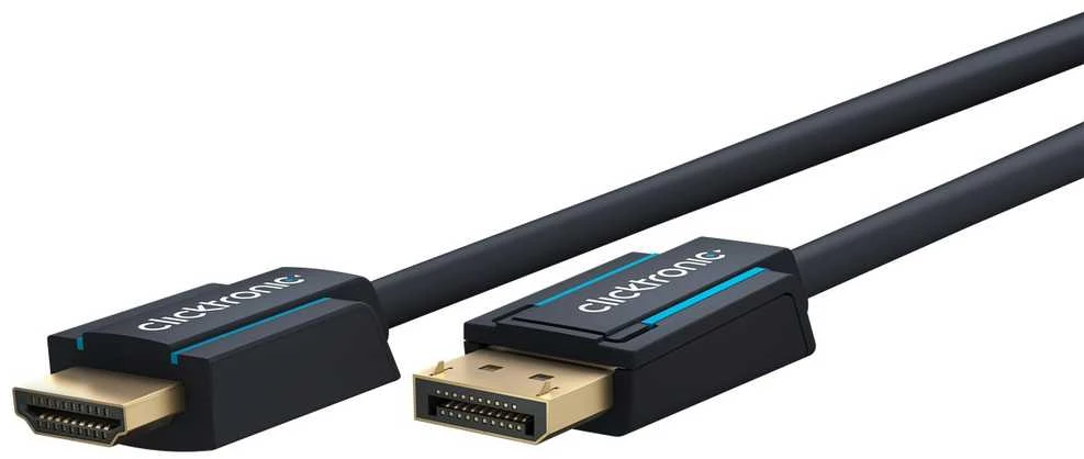 CLICKTRONIC Kabelis DisplayPort DP - HDMI 2.0 4K 2m