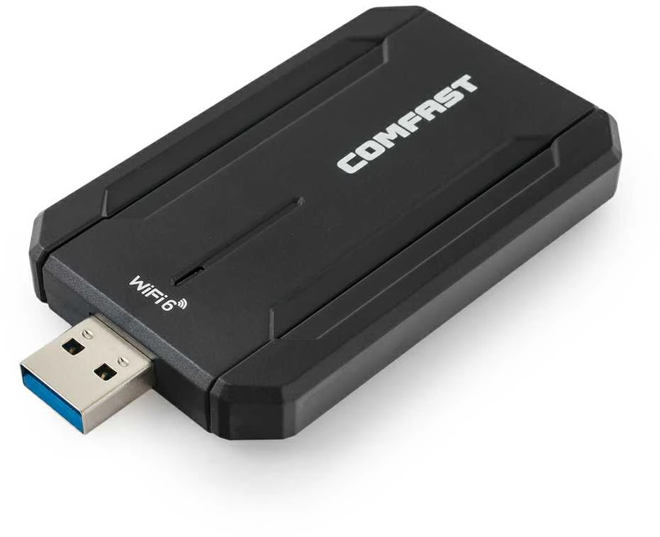 Maršrutizatorius Comfast WiFi-USB adapteris, 5374Mbps, 2,4GHz, 5GHz, 6GHz
