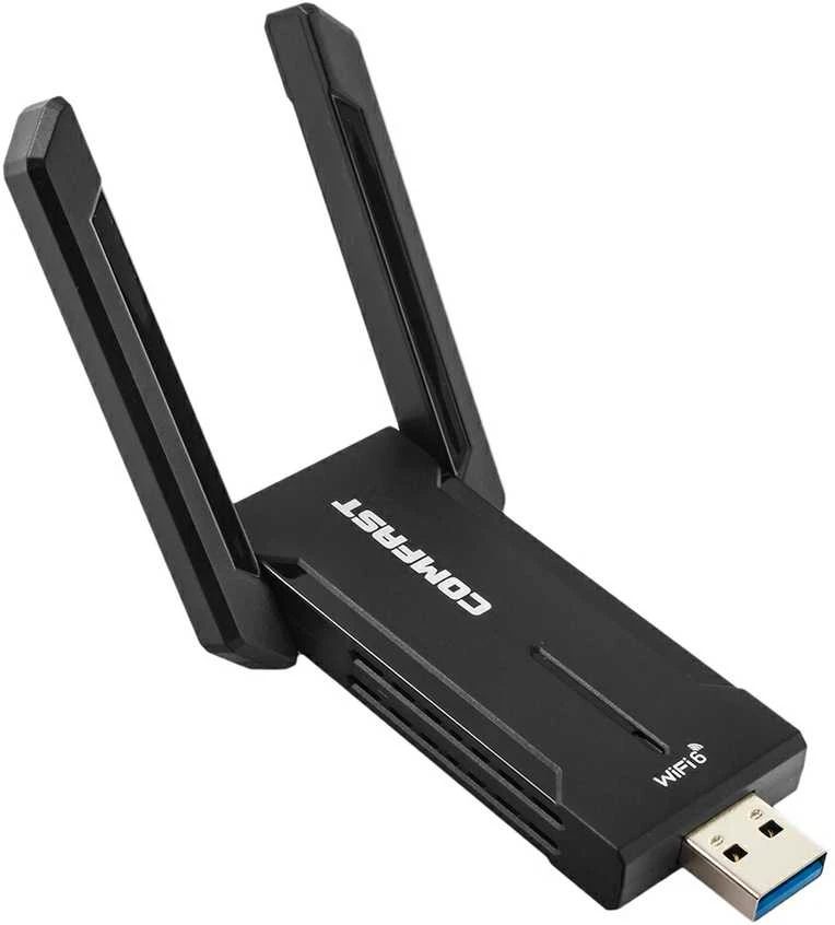 Maršrutizatorius Comfast WiFi-USB adapteris, 5374Mbps, 2,4GHz, 5GHz, 6GHz