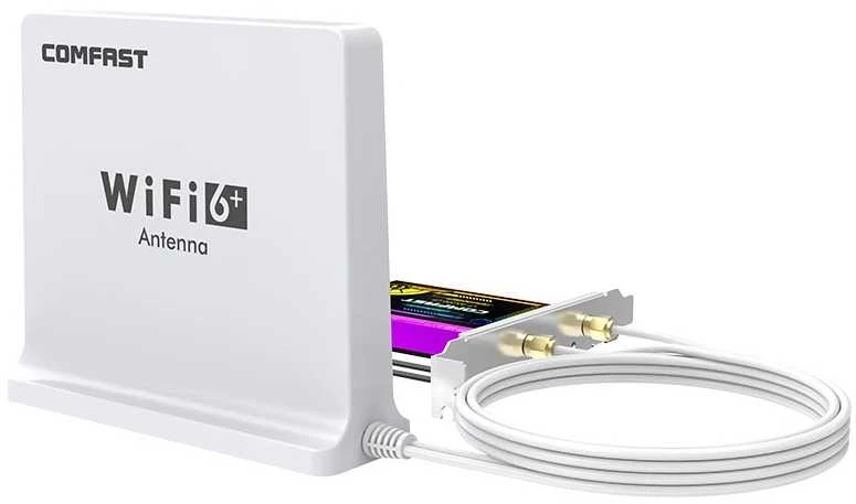 Comfast Karta jungiama į tinklą Wi-Fi na PCI-E AX3000 Wi-Fi 6 ARGB