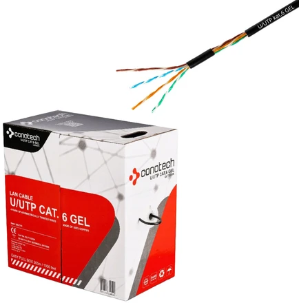 Jungtis UTP/K6/100M/ZEL/CON 100 m CONOTECH