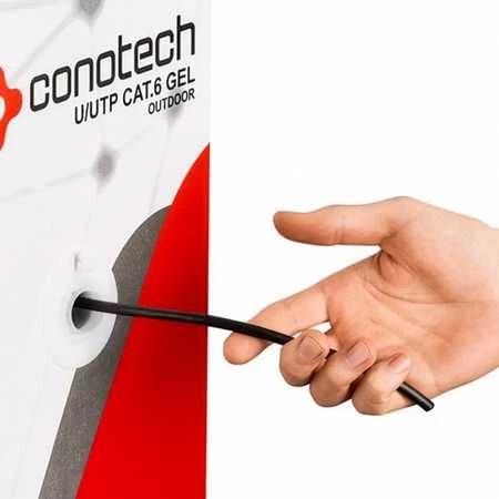 SUKTOS POROS LAIDAS UTP/K6/305M/ZEL/CON CONOTECH