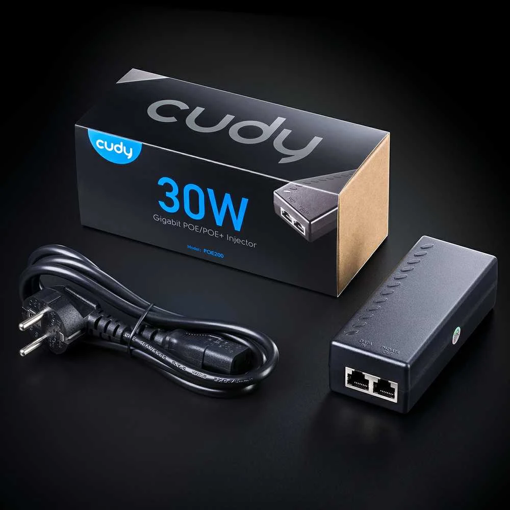 Cudy POE200 adapterio komplektas su pakuote