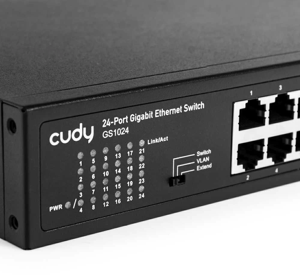Šakotuvas Komutatorius - Cudy GS1024 24 Prievadų 48 Gbit/s Juodas