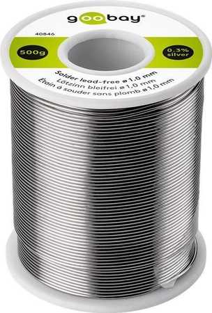 Goobay bešvinė skarda 1mm, 500g 40845