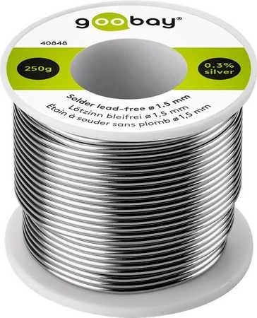 Goobay Solder be švino; ø 1,5 mm, 250 g 40848