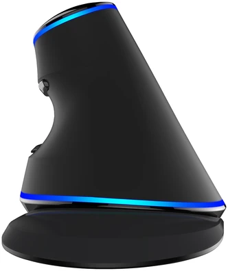 „Delux M618 PLUS“ su laidu optinė pelė su LED lempute, mėlyna