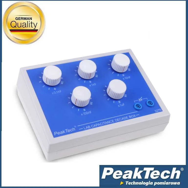 Dešimtmetis pajėgumo iš vertimo. Rotacinis PeakTech 3275