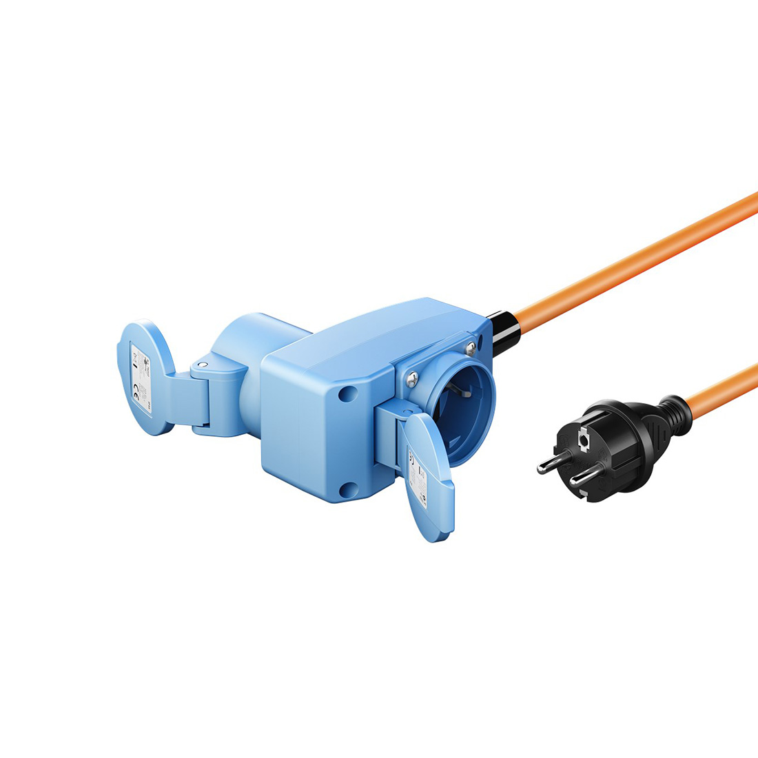 adapterio kabelis-schuko-į-cee-16a-i-schuko