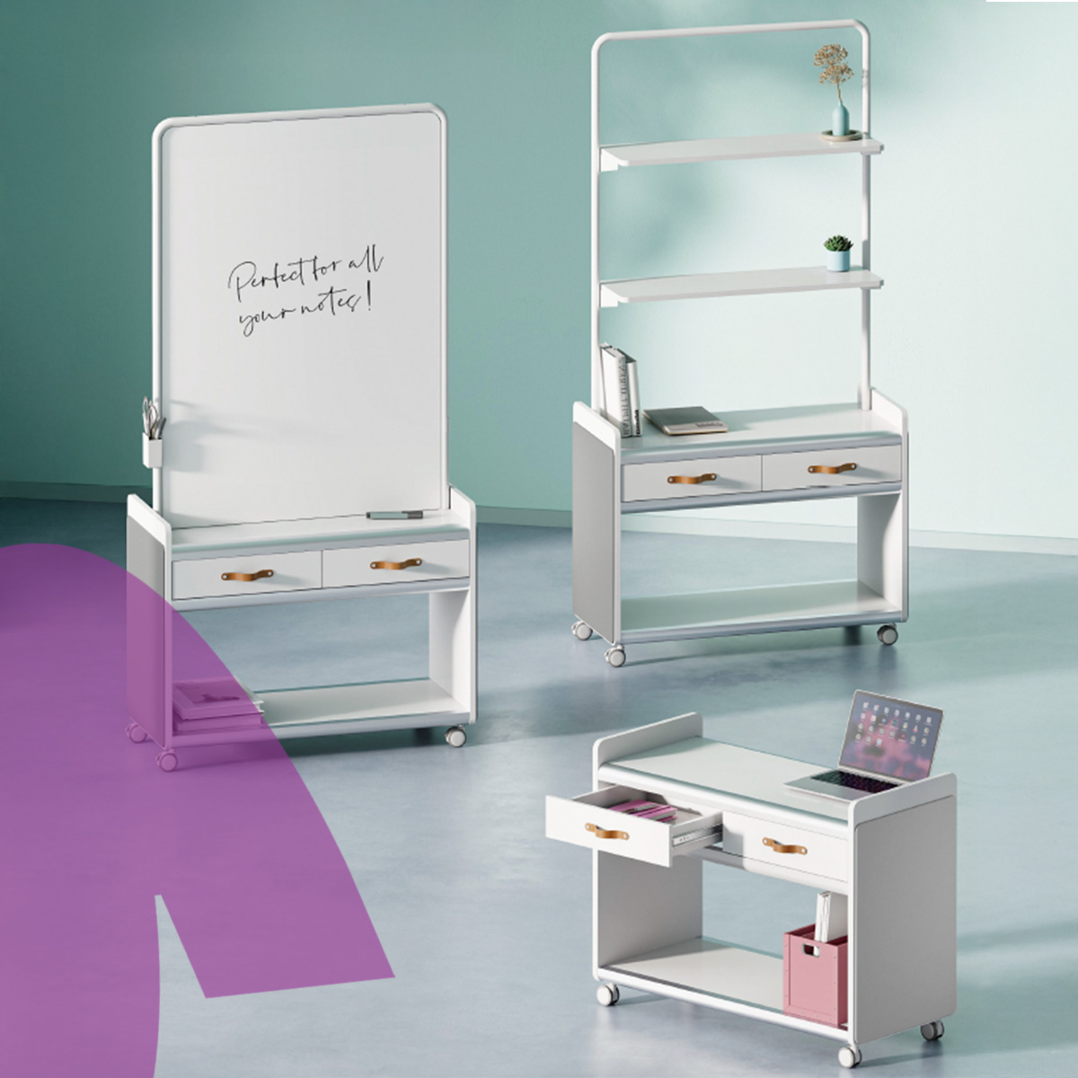 Mobili spintelė-2-in-1-su-bandelėmis-spacetronik