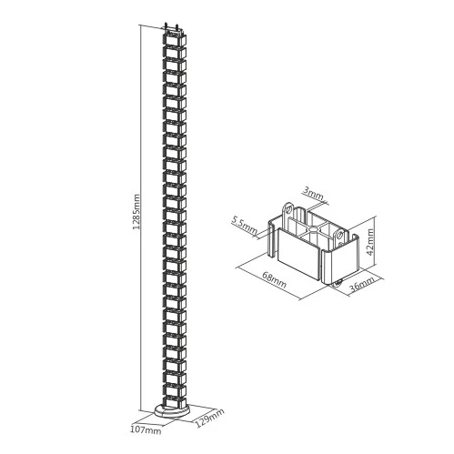 Spacetronik SPK-180W kabelio kreiptuvas 130cm aprašymas - Prekės nuotrauka Spacetronik SPK-180W kabelio kreiptuvas 130cm aprašymas - Prekės nuotrauka