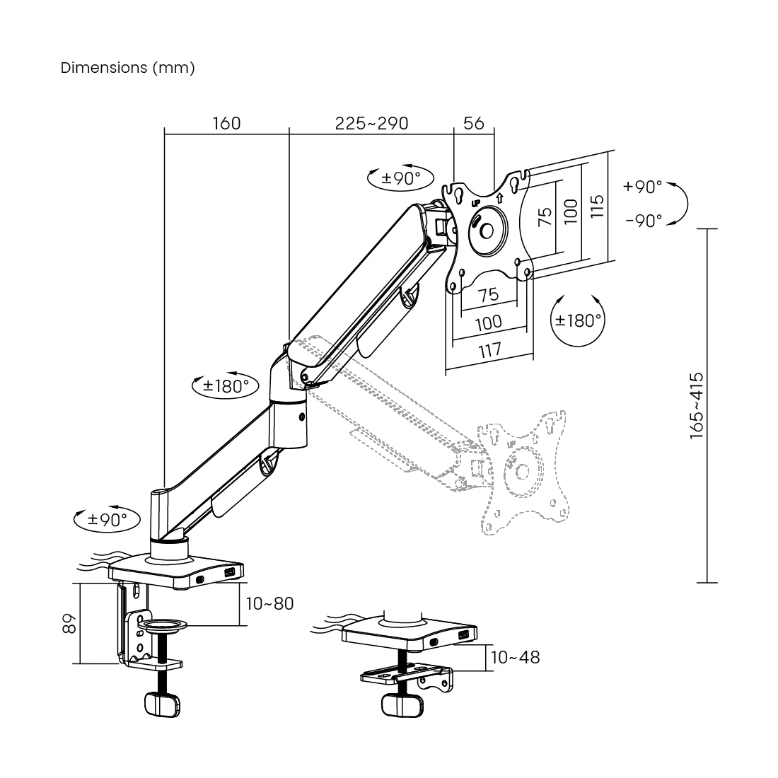 Spacetronik Laikiklis na 2 monitory SPAG123 su portami USB SPAG123 aprašymas - Prekės nuotrauka Spacetronik Laikiklis na 2 monitory SPAG123 su portami USB SPAG123 aprašymas - Prekės nuotrauka