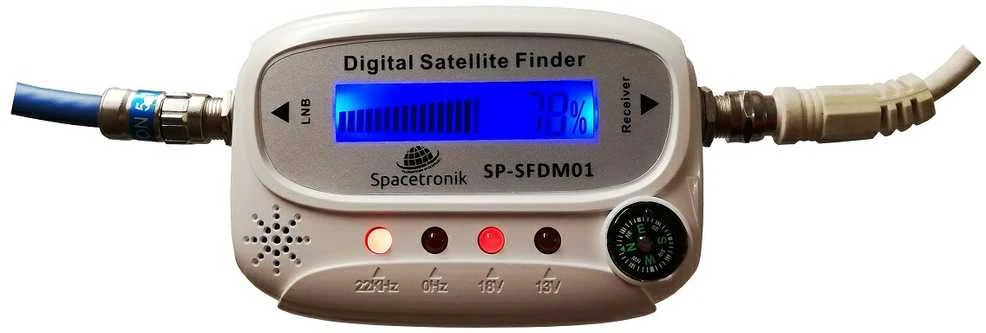 Skaitmeninis palydovinis ieškiklis su LCD Spacetronik SP-SFDM01