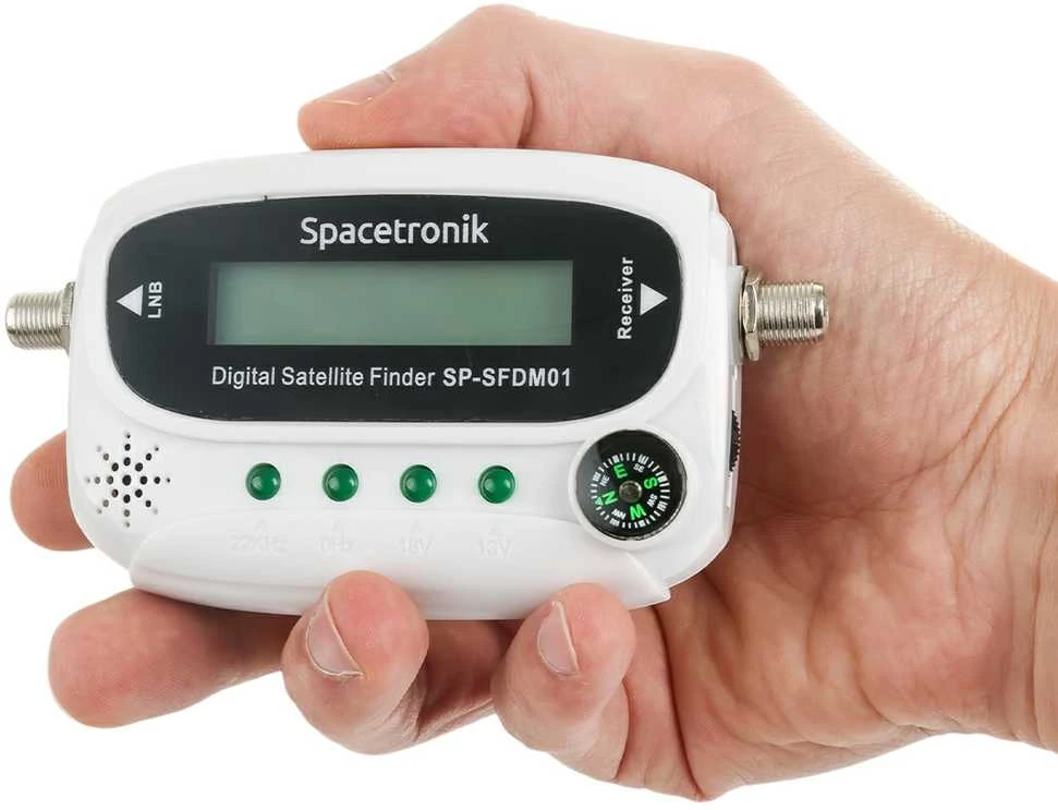 Skaitmeninis palydovinis ieškiklis su LCD Spacetronik SP-SFDM01