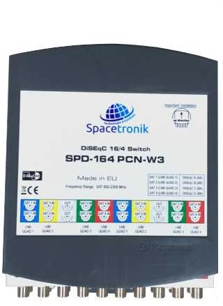 DiSEqC jungiklis 16/4 Spacetronik SPD-164PCN-W3