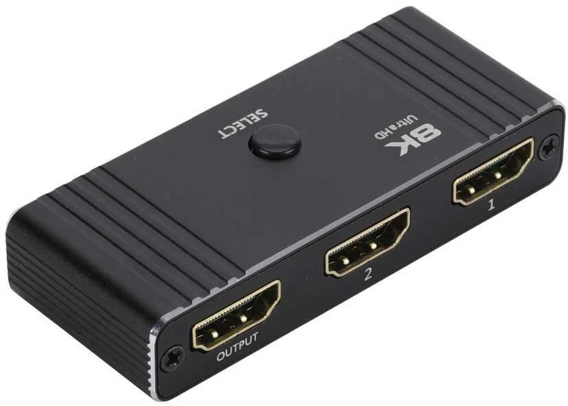 Dviejų krypčių jungiklis 2x1 8K HDMI 2.1 Spacetronik