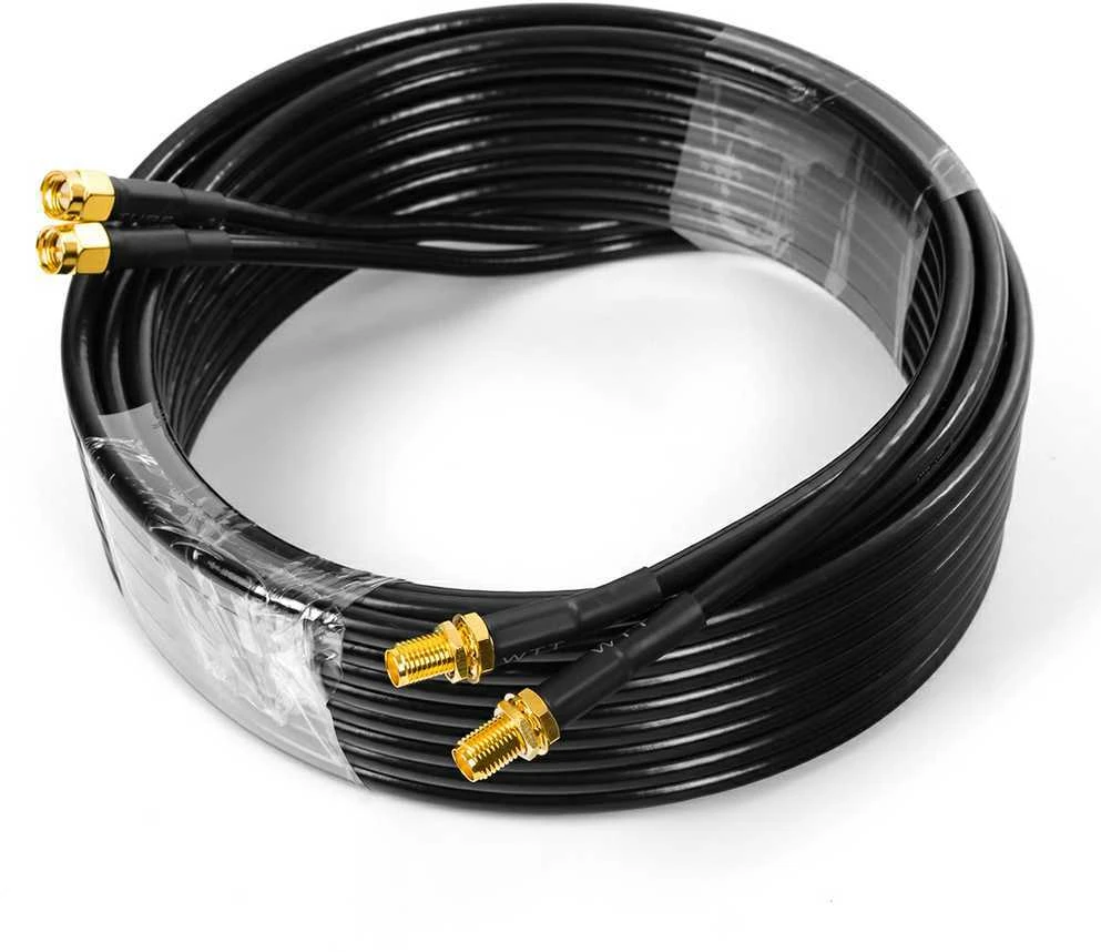 Dvigubas Poynting GSM kabelis CAB-092 HDF195 SMA 5m