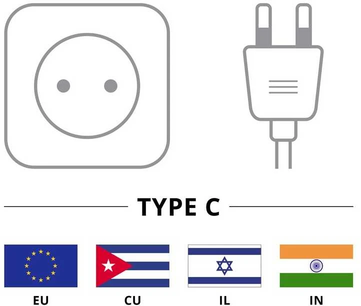 Elektrinis skirstytuvas C tipo kištuko schema