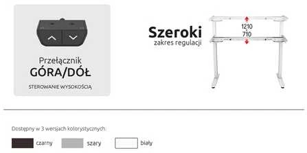 Elektrinė stalo rėmas Spacetronik S SPE114NG