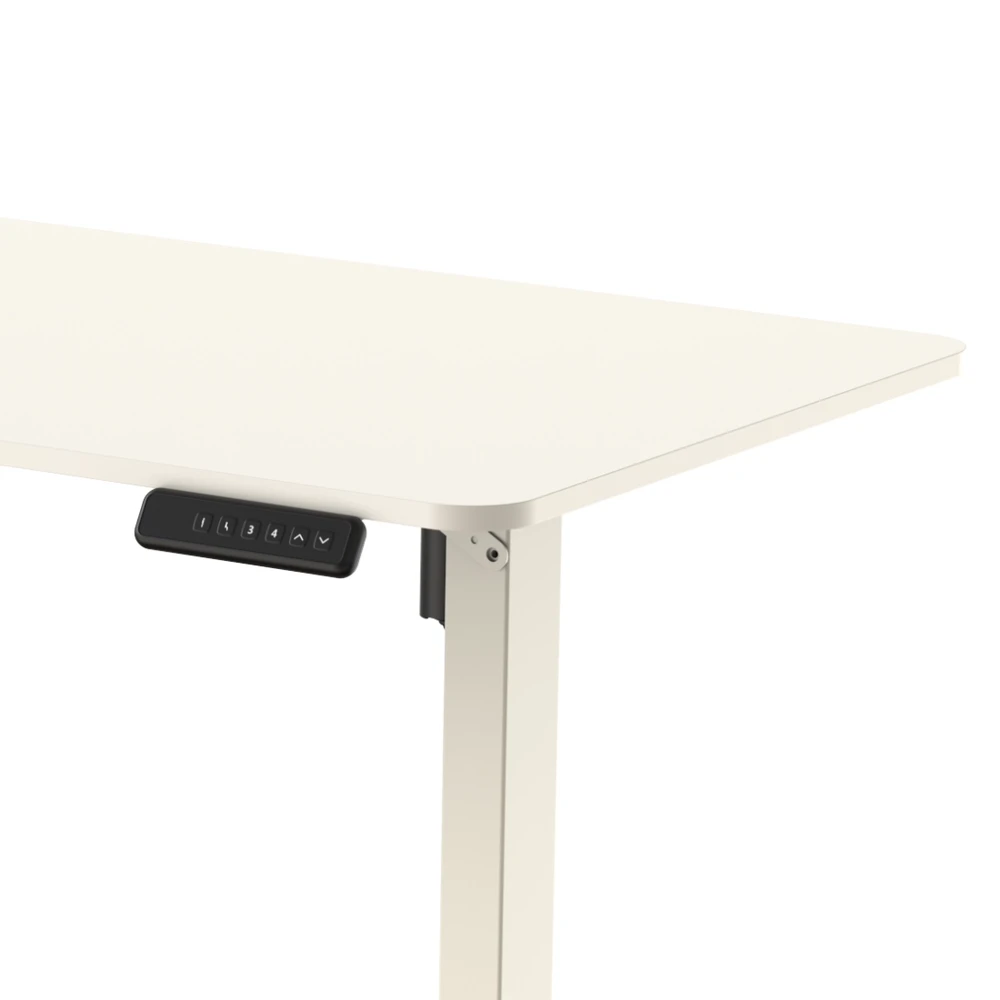 Elektrinis reguliuojamo aukščio stalas „Spacetronik Moris 125II“, 100x60 cm, baltas