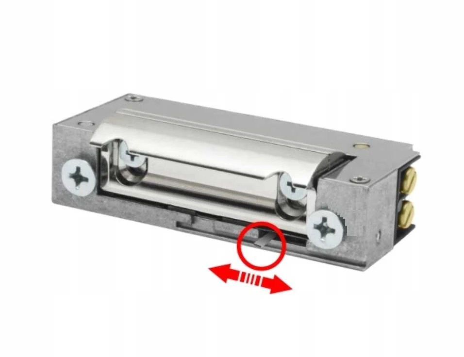 „Siemens Hartte XS00UPW“ elektrinė spyna, silpnos srovės, siaura, su atmintimi, jungikliu ir universaliu maitinimo šaltiniu 12–24 V AC/DC