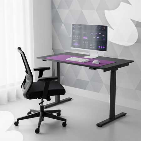 Elektrinis rašomasis stalas Spacetronik Moris Flex, 100 × 60 cm, juodas