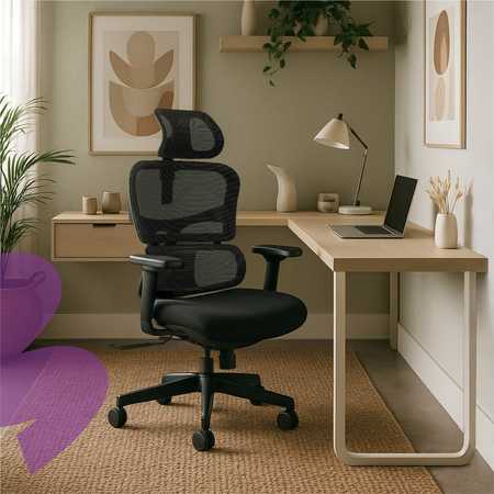 Ergonominė kėdė Spacetronik LUMBO 33 juoda