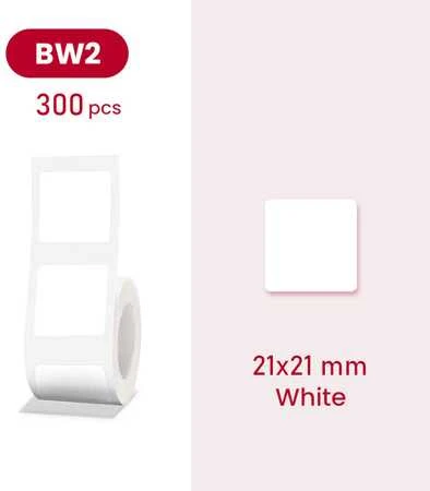 Niimbot štítky R 21x21mm 300ks RoundB pro B21, B21S, B3S, B1