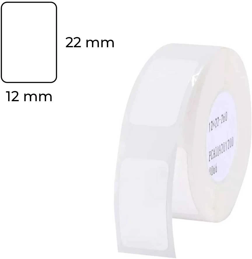 Terminės Etiketės - Niimbot Rp12*22-260, Juodos