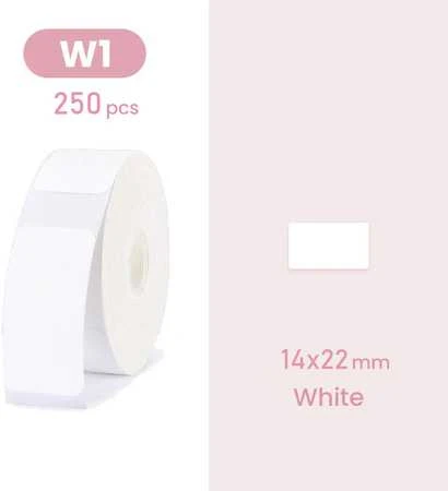 Etiketės serija D Niimbot 14x22mm 10X 250 vnt. baltos
