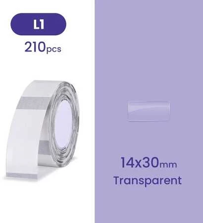 Terminės etiketės Niimbot lipdukai TT14x30 mm, 210 vnt.