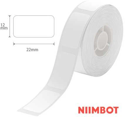 Etiketės serija Niimbot 12x22 mm 260 vnt. permatomos