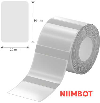 Etiketės serija Niimbot TT30*20-315 Skaidrios