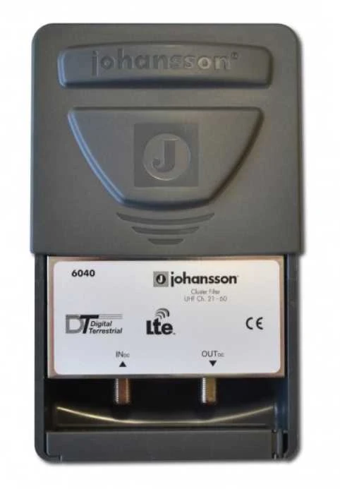 Filtras LTE 5G 4G Johansson 6040C48 470–694 MHz
