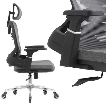 Biuro kėdė sukamasis Spacetronik AXON pilka SPC-