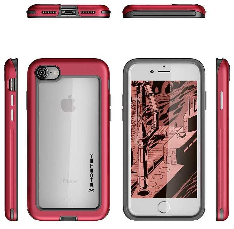 Ghostek Dėklas Atomic Slim Apple iPhone 7 8 raudona