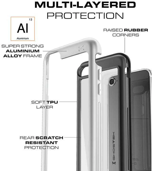 Ghostek Dėklas Atomic Slim Apple iPhone 7 8 raudona