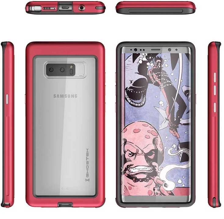 Ghostek Atomic Slim Samsung Galaxy Note8 dėklas raudonas