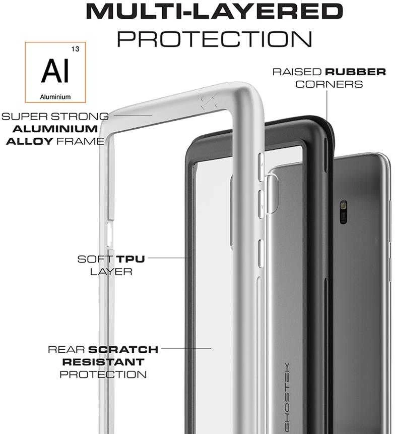 Ghostek Dėklas Atomic Slim Samsung Galaxy S9 Plus juoda
