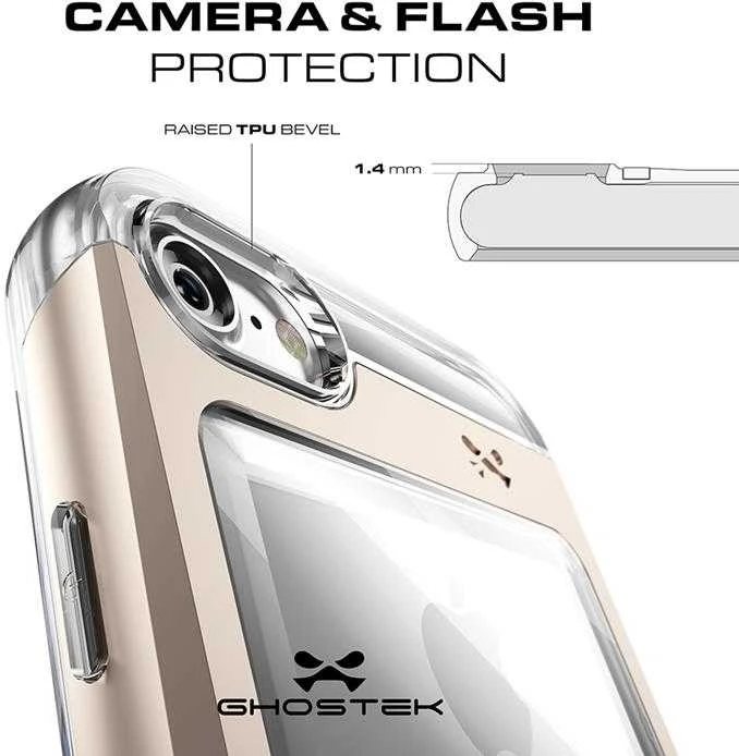 Ghostek Apple iPhone 7 8 dėklas, juodas, apsiaustas