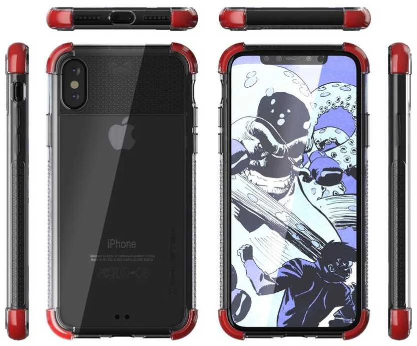 Ghostek 2 padengtas Apple iPhone Xs dėklas raudonas