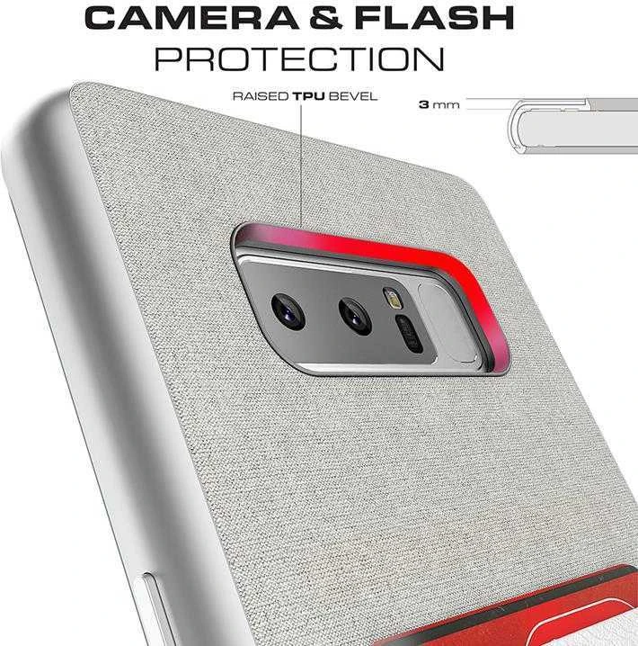 Ghostek Sidabrinis „Exec 2 Samsung Galaxy Note8“ dėklas