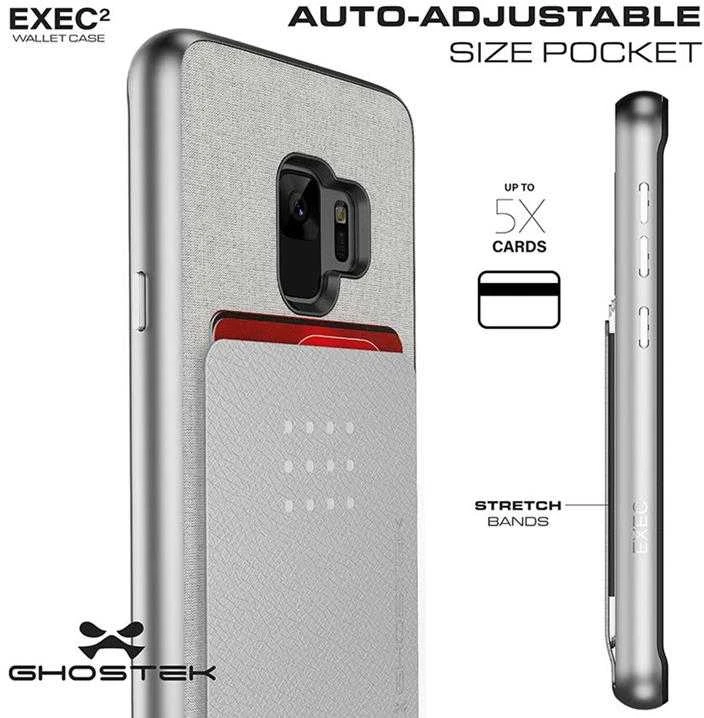 Ghostek „Exec 2“ „Samsung Galaxy S9“ dėklas, juodas