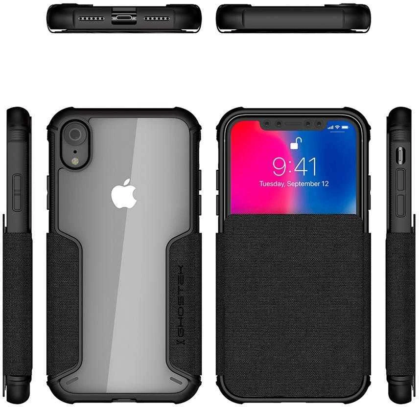 Ghostek Exec 3 Apple iPhone Xr dėklas juodas